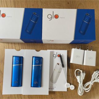 グロー(glo)の新品 glo グロー ナノ ブルー 2セット(タバコグッズ)