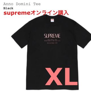 シュプリーム(Supreme)のSupreme  Anno Domini Tee 黒　XL シュプリーム(Tシャツ/カットソー(半袖/袖なし))