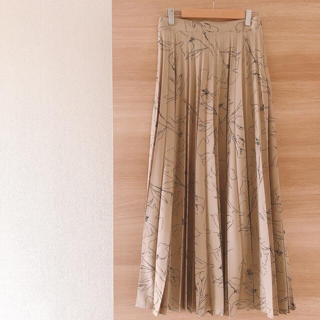 LOWRYS FARM(ローリーズファーム)の【WEB限定 yuw】ガラプリーツスカート レディースのスカート(ロングスカート)の商品写真