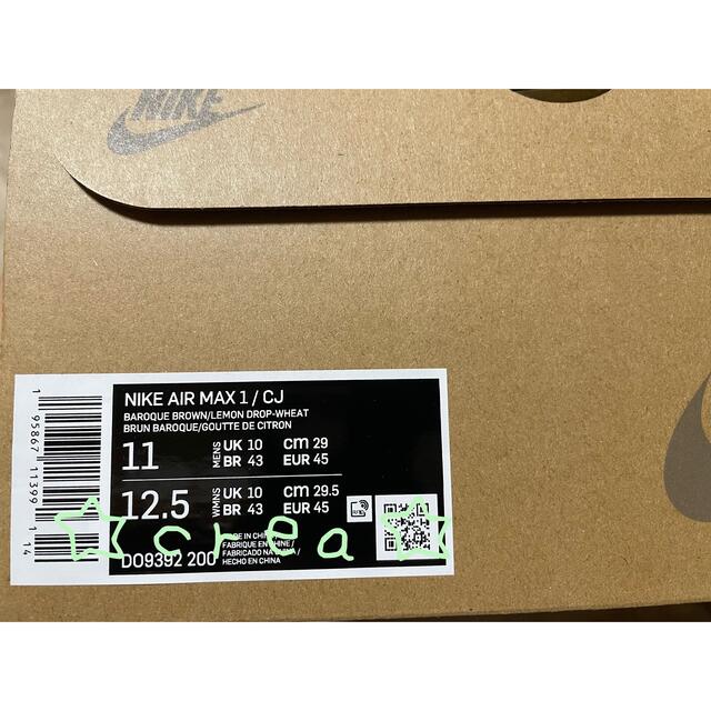 NIKE(ナイキ)のTravis Scott Nike Air Max 1 CACT.US  29 メンズの靴/シューズ(スニーカー)の商品写真