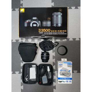 Nikon - Nikon D3500 ダブルズームキット + 単焦点等の通販 by dai ...