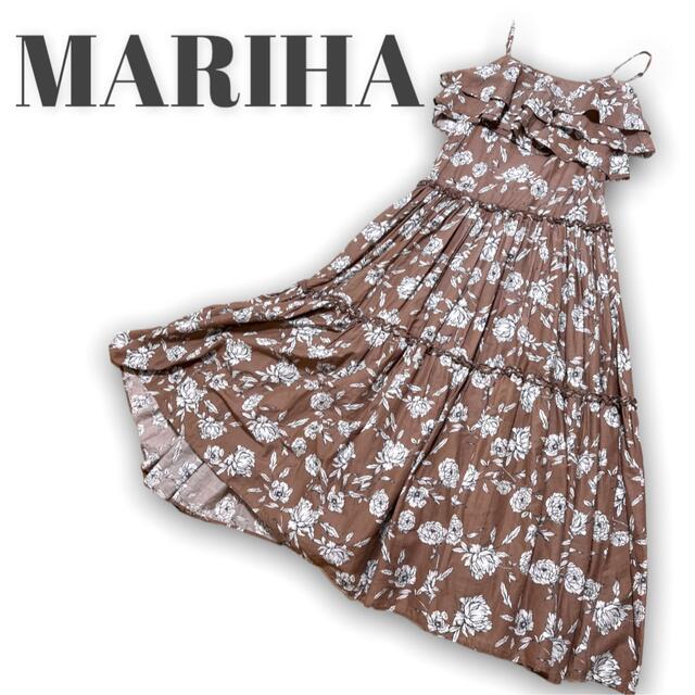【MARIHA】波の音のドレス【ローズブラウン】