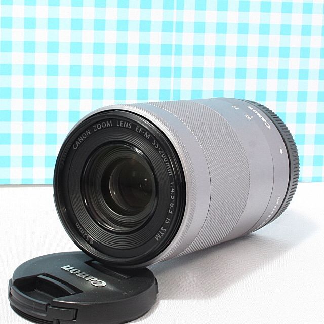 キャノン❤️新品 Canon EF-M 55-200mm シルバー 望遠レンズ