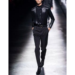saint laurent サンローラン スラックス ジップ パンツ-