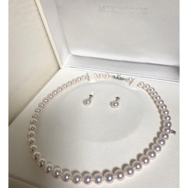 MIKIMOTO - 【ご専用】ミキモトK18パールネックレス8-8.5mm約44cmの