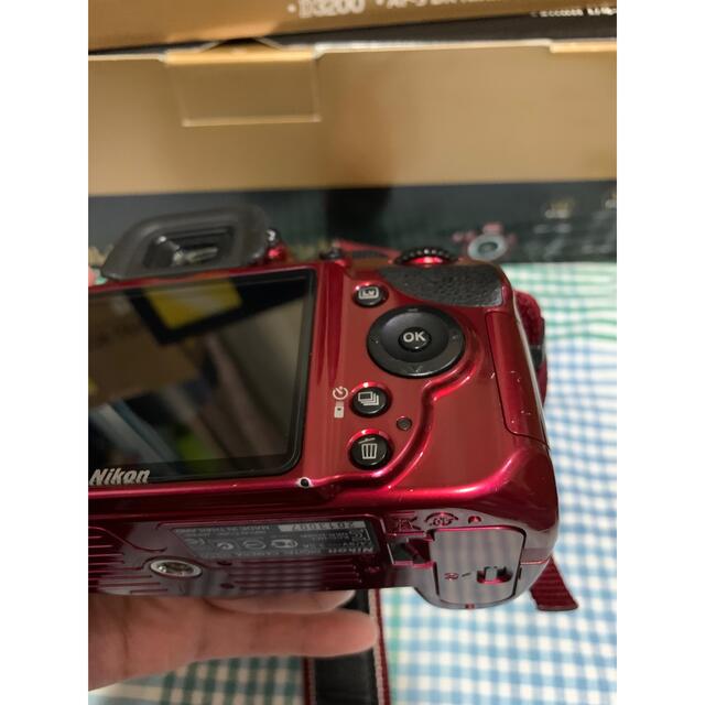 Nikon デジタル一眼カメラ D3200 ダブルズームキット RED - www