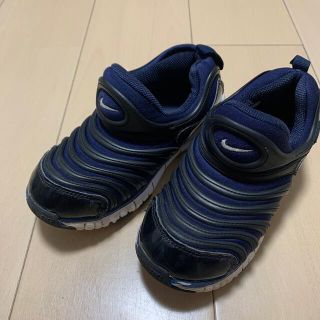 ナイキ(NIKE)のダイナモフリー　19センチ　ネイビー(スニーカー)