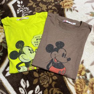 ユニクロ(UNIQLO)のユニクロ×Disney ミッキーマウス　Tシャツ　4枚セット(Tシャツ(半袖/袖なし))