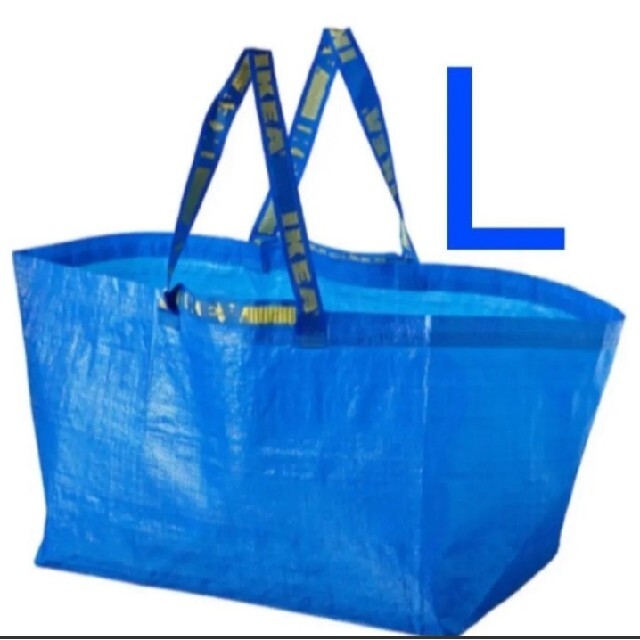 IKEA(イケア)の新品未使用トートバッグ IKEA エコ 買い物バッグ　イケア　人気の3枚　SML レディースのバッグ(エコバッグ)の商品写真