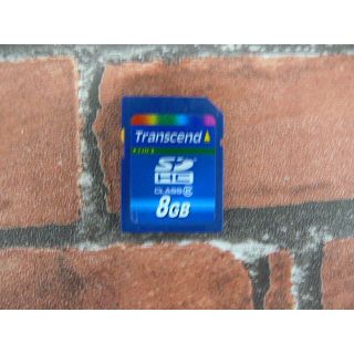 トランセンド(Transcend)のTranscend SDHCカード　8GB CLASS 6(PC周辺機器)