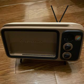 スマホスタンド　レトロ　ブラウン管テレビ(その他)