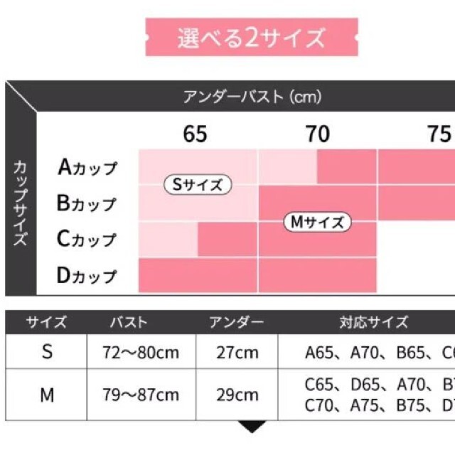 GYDA(ジェイダ)のS/M 2枚 アガリズム ナイトブラ GYDA コラボ 新品 レディースの下着/アンダーウェア(その他)の商品写真