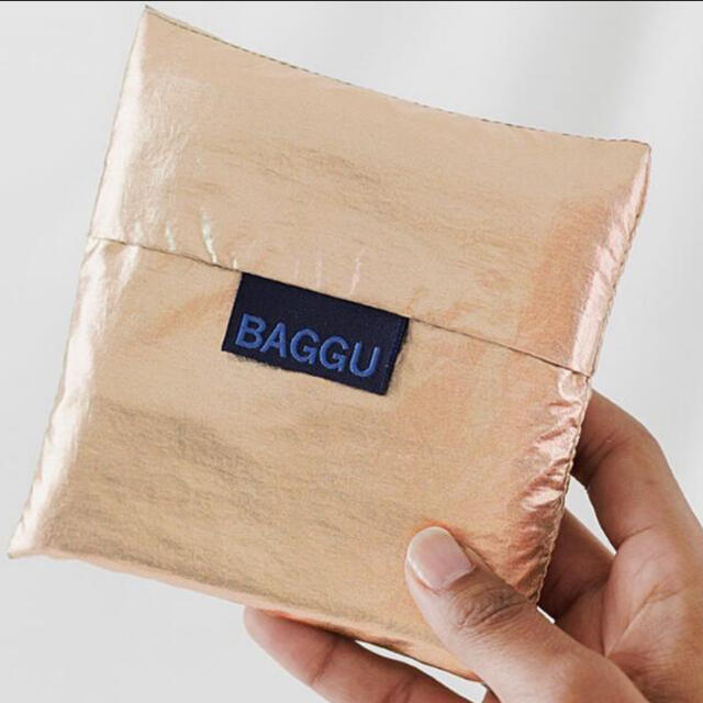 BAGGU メタリック　ピンクゴールド　スタンダード