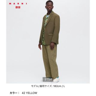 ユニクロ メンズパンツ（イエロー/黄色系）の通販 59点 | UNIQLOの