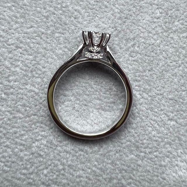 ソリティア リング 指輪 モアサナイト 婚約指輪 結婚 ダイアモンドの ...