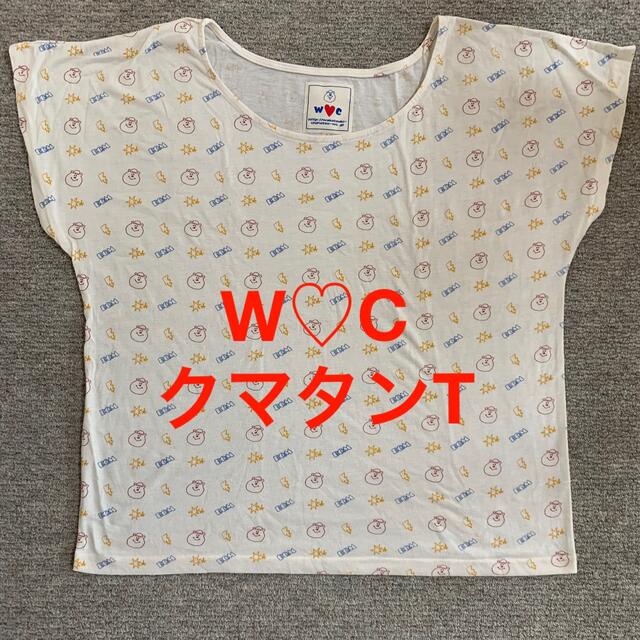 wc(ダブルシー)のw♡c クマタン総柄Tシャツ レディースのトップス(Tシャツ(半袖/袖なし))の商品写真