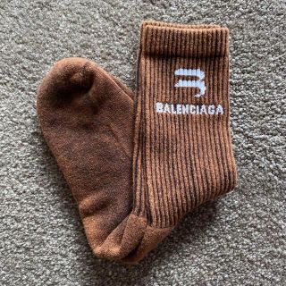 バレンシアガ(Balenciaga)のBalenciaga バレンシアガ ソックス　靴下 ブラウン(ソックス)