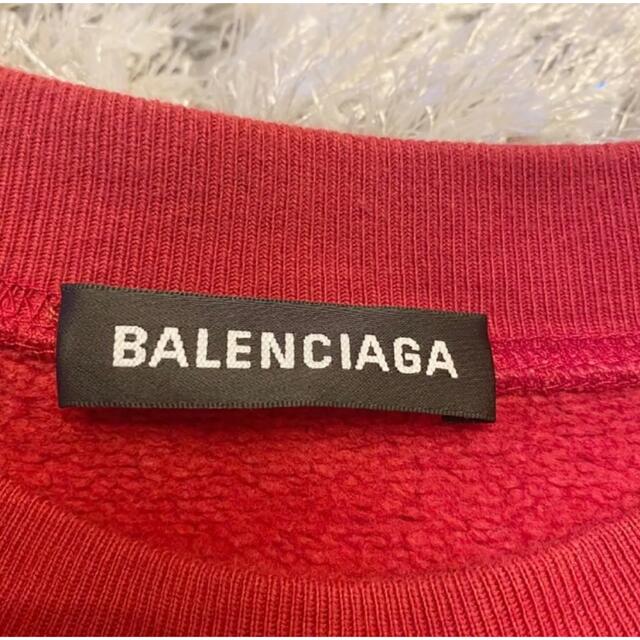 即納！最大半額！ Balenciaga - balenciaga バッグロゴ スウェット XS スウェット