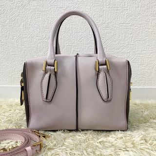 バーバリー(BURBERRY)のトッズ　ショルダーバッグ　2way　ラベンダー色(ショルダーバッグ)