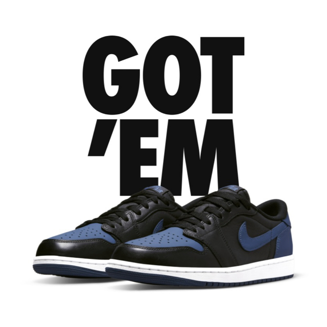 Nike Air Jordan 1 Low OG Mystic Navy