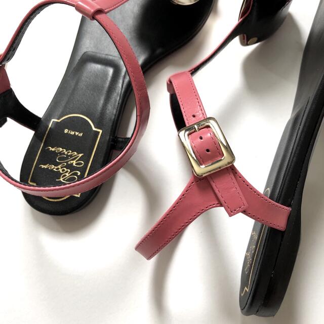 新品/36 Roger Vivier ロジェ ヴィヴィエ フラット サンダル www