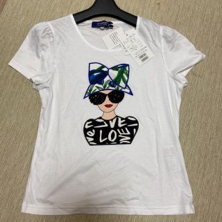 エムズグレイシー(M'S GRACY)のエムズグレイシー　お人形Tシャツ新品(Tシャツ(半袖/袖なし))