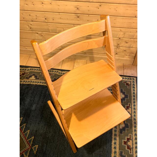 Stokke(ストッケ)の【美品・育児 未使用品・絶版人気色】（443-1）ストッケ トリップトラップ キッズ/ベビー/マタニティの寝具/家具(その他)の商品写真