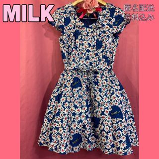 ミルク(MILK)の【新品タグ付】MILKリトルマーガレットワンピース(ひざ丈ワンピース)