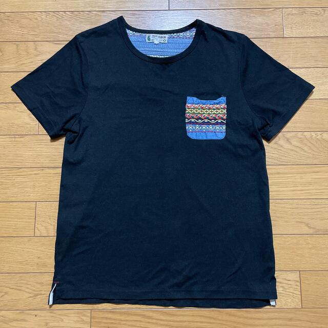 titicaca(チチカカ)のチチカカ 半袖Tシャツ カットソー 黒 レディースのトップス(Tシャツ(半袖/袖なし))の商品写真