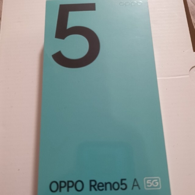 【新品未開封】OPPO Reno5 A eSIM simフリー/シルバーブラック