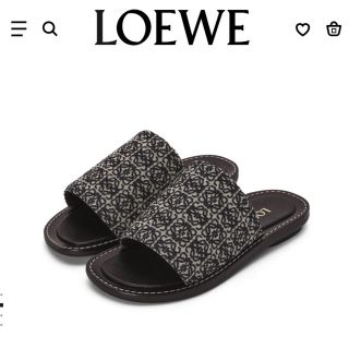 LOEWE   新品未使用 LOEWE ロエベ スライドサンダルアナグラム ジャ