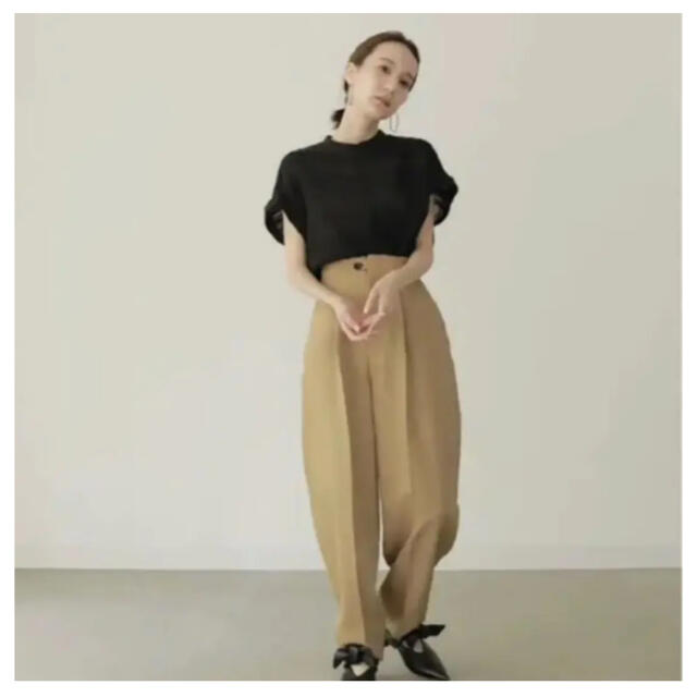 louren center press cocoon pants