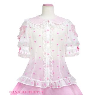 アンジェリックプリティー(Angelic Pretty)のLovely heartブラウス(シャツ/ブラウス(半袖/袖なし))