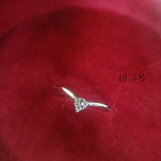 tt15045閉店セール15.5号リング細身本物そっくり模造ダイヤモンドリング(リング(指輪))