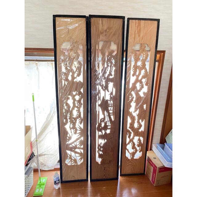 入園入学祝い 杉彫刻欄間 彫刻+オブジェ - hangarbaycafe.com
