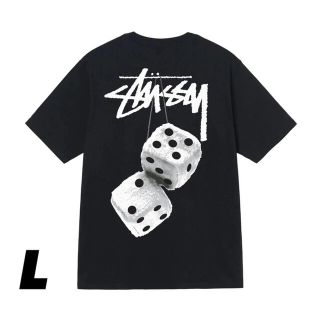 ステューシー(STUSSY)のstussyダイスT 黒 L(Tシャツ/カットソー(半袖/袖なし))