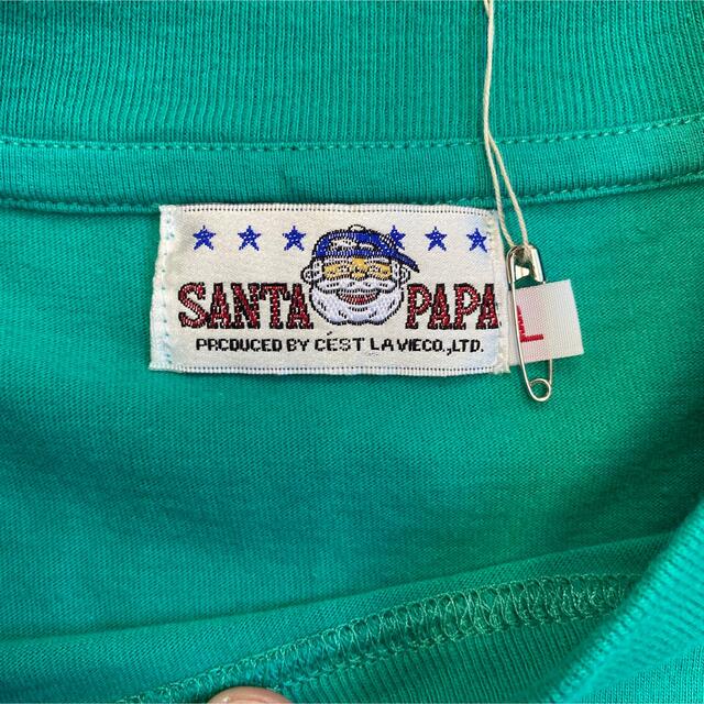 CAPTAIN SANTA(キャプテンサンタ)のサンタパパ ポケTシャツ L グリーン メンズのトップス(Tシャツ/カットソー(半袖/袖なし))の商品写真