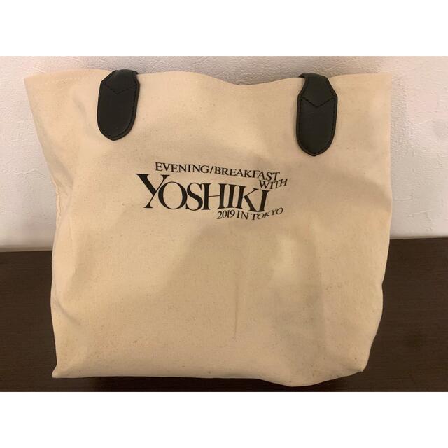 YOSHIKI ディナーショー　お土産　非売品　トートバッグ エンタメ/ホビーのタレントグッズ(ミュージシャン)の商品写真