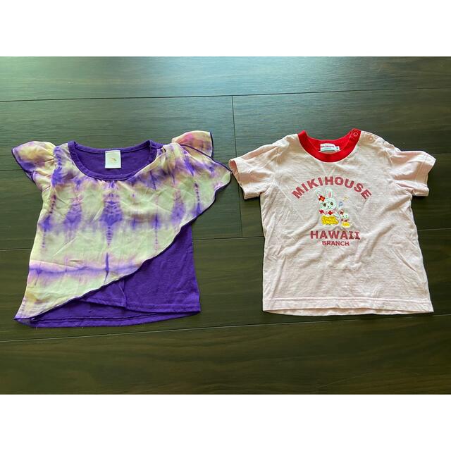 mikihouse(ミキハウス)の子供服　女の子　半袖　90 キッズ/ベビー/マタニティのキッズ服女の子用(90cm~)(Tシャツ/カットソー)の商品写真