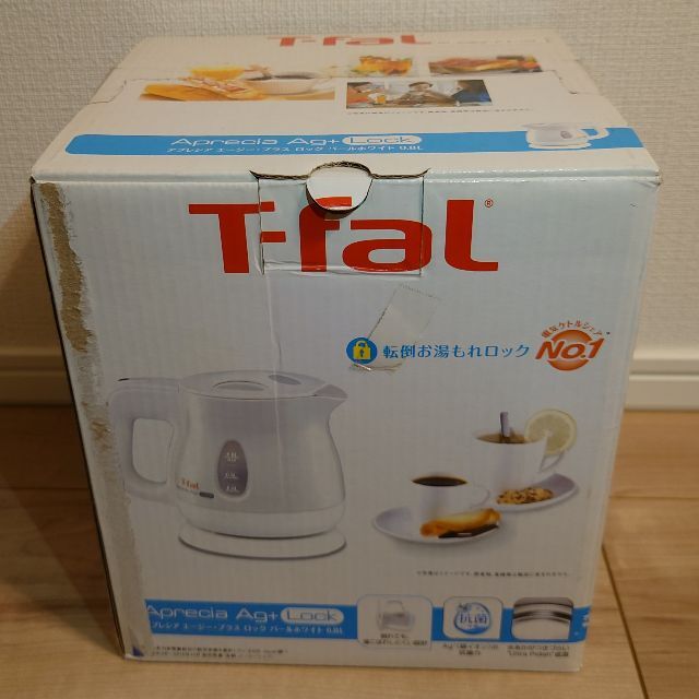 T-fal(ティファール)の新品未開封 ティファール 電気ケトル アプレシア エージー・プラス ロック スマホ/家電/カメラの生活家電(電気ケトル)の商品写真