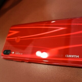 ファーウェイ(HUAWEI)のHUAWEI nova 3 Red SIMフリー(スマートフォン本体)