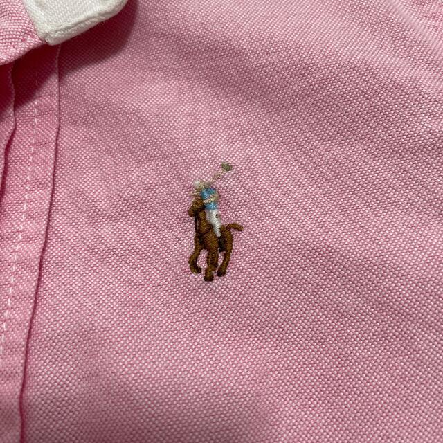 POLO RALPH LAUREN(ポロラルフローレン)のラルフローレン　ワンピース　140 ピンク　半袖 キッズ/ベビー/マタニティのキッズ服女の子用(90cm~)(ワンピース)の商品写真