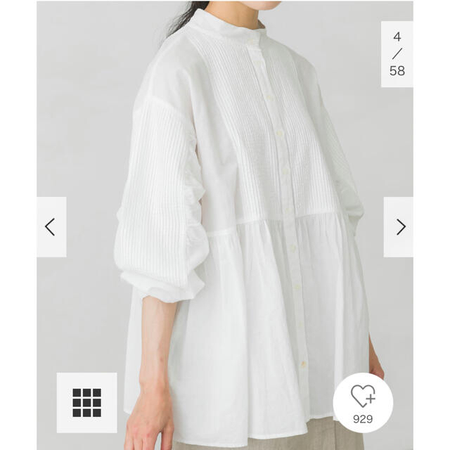 新品タグ付◉ かぐれ ピンタック2WAYブラウス OFF DOORS 最高