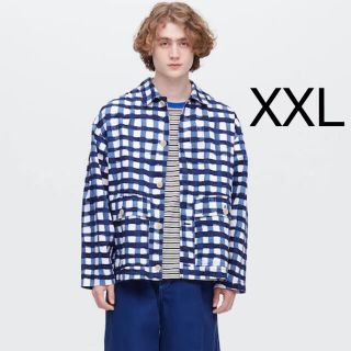 ユニクロ(UNIQLO)のユニクロandマルニ　オーバーサイズユーティリティジャケット　チェックXXL(カバーオール)