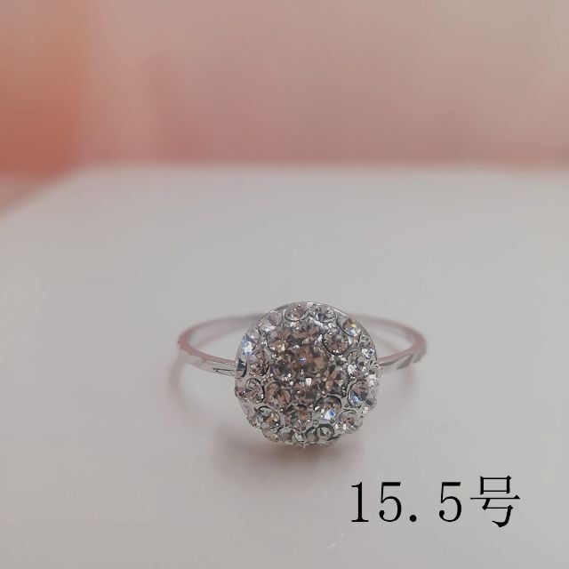 tt15059閉店セール15.5号リングラインストーンリング レディースのアクセサリー(リング(指輪))の商品写真