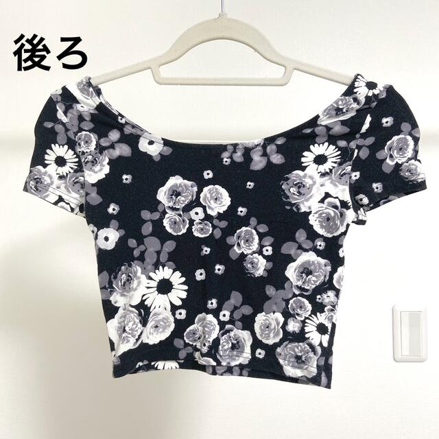 H&M(エイチアンドエム)の派手かわ♡ 花柄 半袖Tシャツ レディースのトップス(Tシャツ(半袖/袖なし))の商品写真