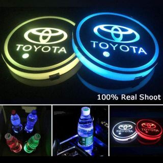 TOYOTA カップホルダー LEDカップホルダー 2個セット(車内アクセサリ)