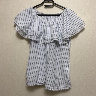 レトロガール(RETRO GIRL)の肩出し カットソー ボーダー tシャツ RETRO GIRL(Tシャツ(半袖/袖なし))