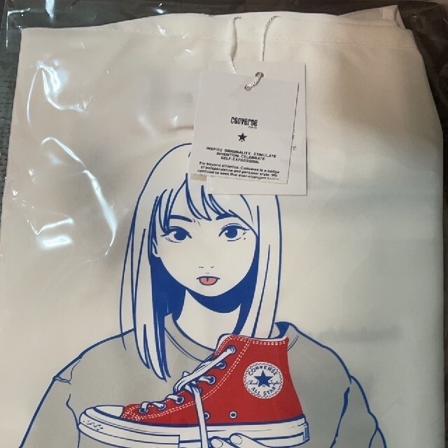 最高 CONVERSE✕backside works福岡限定エコバッグ(ステッカー付