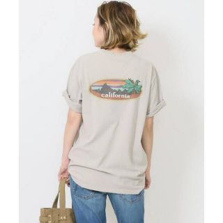 ドゥーズィエムクラス(DEUXIEME CLASSE)のドゥーズィエムクラス カリフォルニアTシャツ  1度のみ着用　美品(Tシャツ(半袖/袖なし))